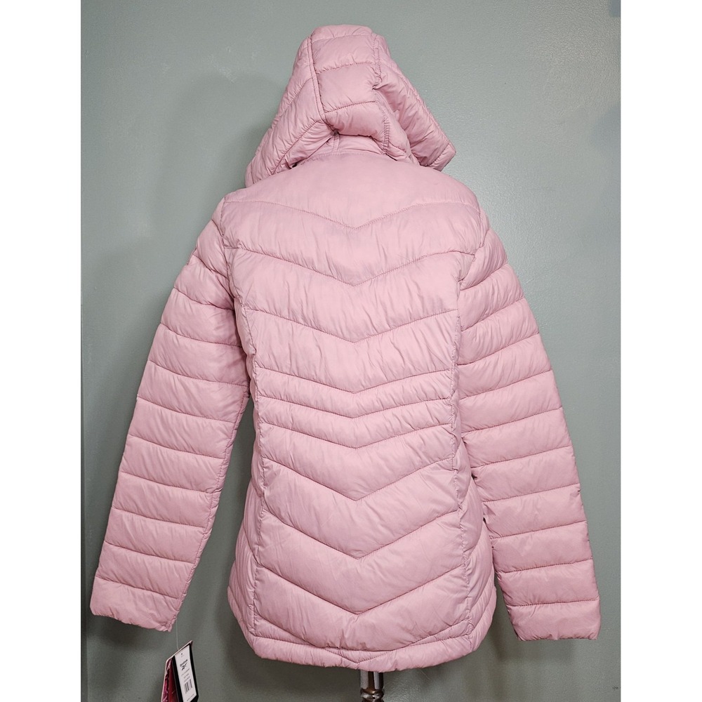 NEW W/tags Reebok RN#127805 Hooded Puffer Jacket Dusty Mauve Pink Women's M - Picture 6 of 14